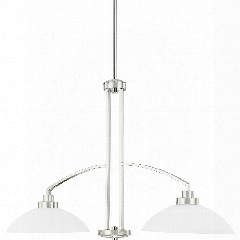 Capital Lighting Homeplace 2-light Island Fixture In Polished Nickdl