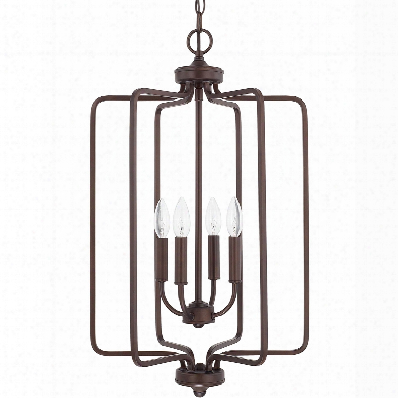 Capital Lighting Homeplace 4-light 16 Inch Foyer Pendant In Bronze