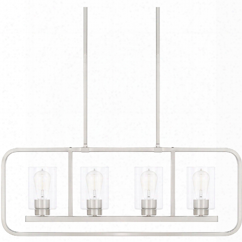 Capital Lighting Homeplace 4-light Island Fixture In Brushed Nickel