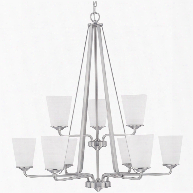 Capital Lighting Homeplace 9-light Brushed Nickel Chandelier