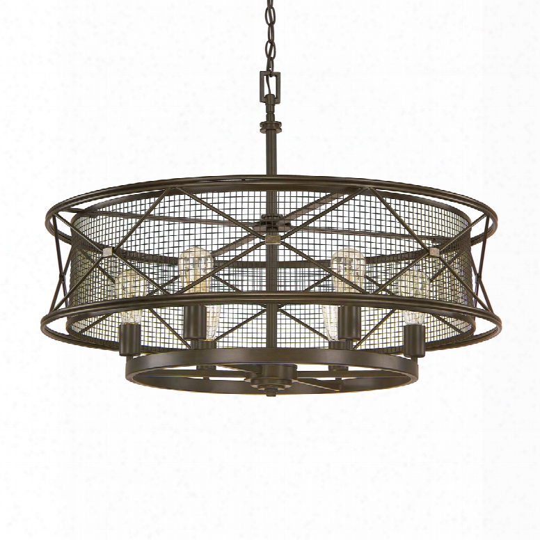 Capital Lighting Jackson 6-light Pendant In Oil Rubbed Bronze