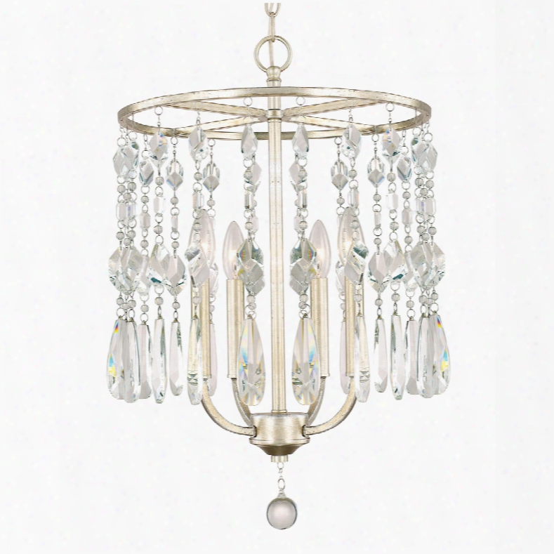 Capital Lighting Juliette 4-light Chandelier In Winter Gold