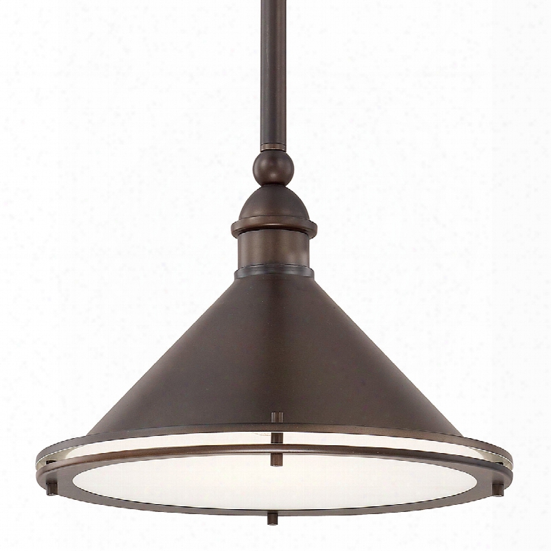 Capital Lighting Langley 1-light Pendant In Burnishde Bronze