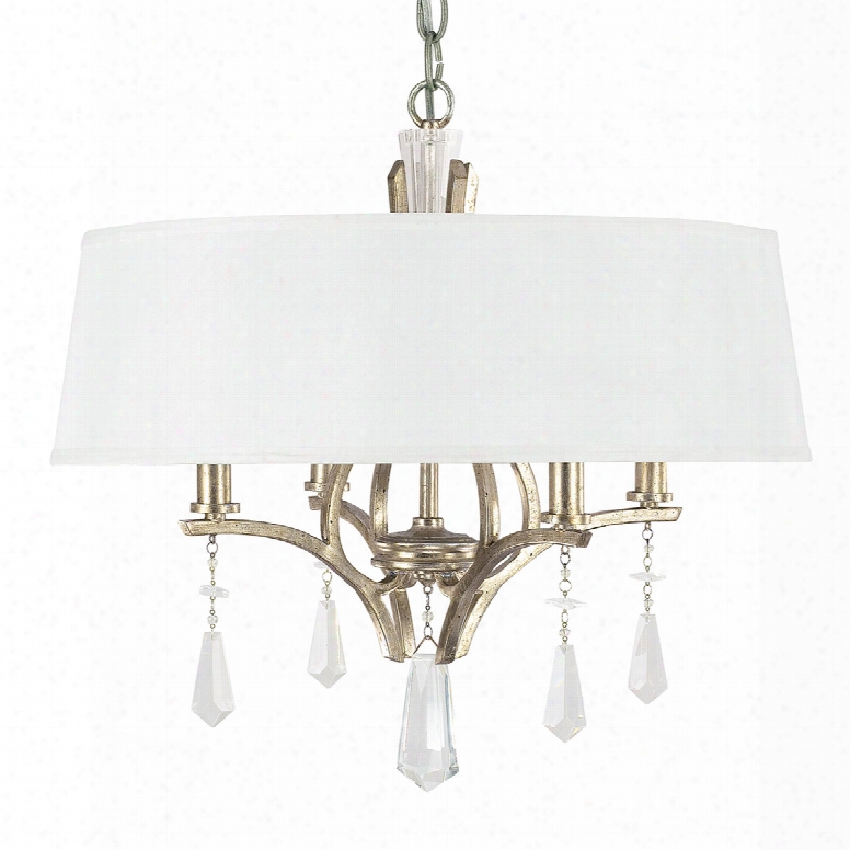 Capital Lighting Margo 4-light Dual Mount Pendant In Winter Gold