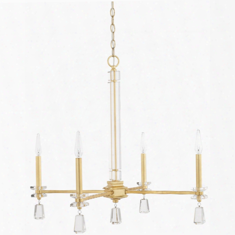 Capital Lighting Milan 4-light Chandelier In Capital Gold