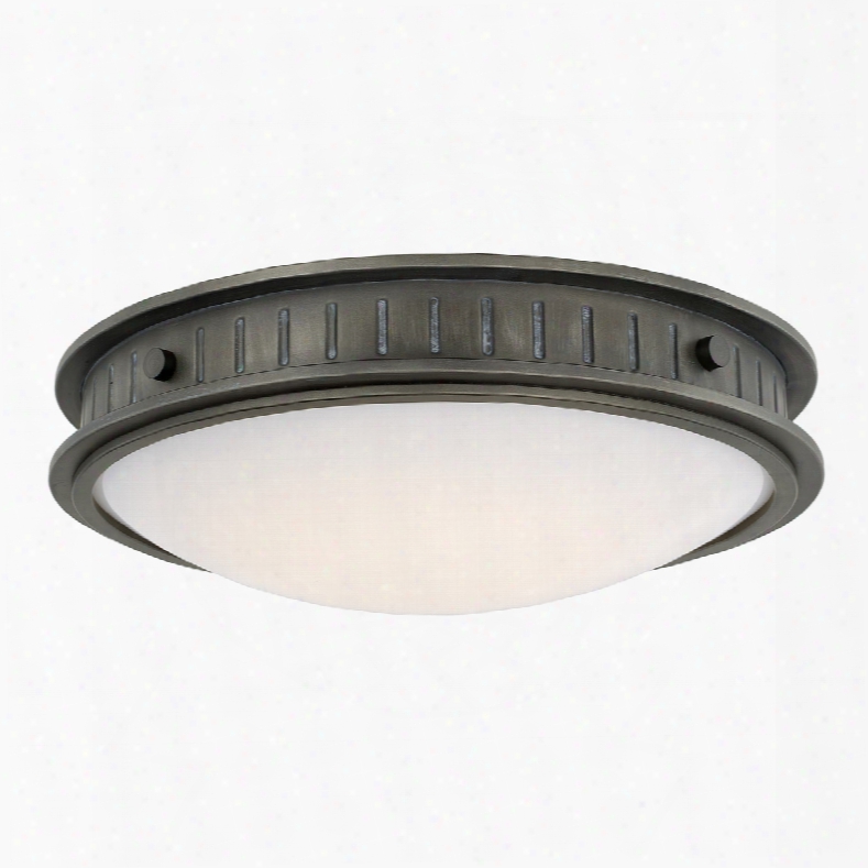 Capital Lighting Nash Led Drench Mount In Gunmetal