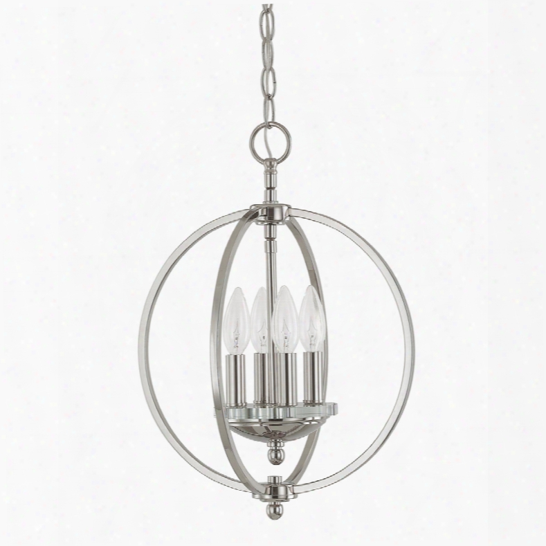 Capital Lighting Perry 6-light Pendant In Polished Nickel