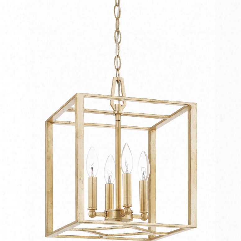 Capital Lighting Regan 4-light Foyer Pendant In Capital Gold