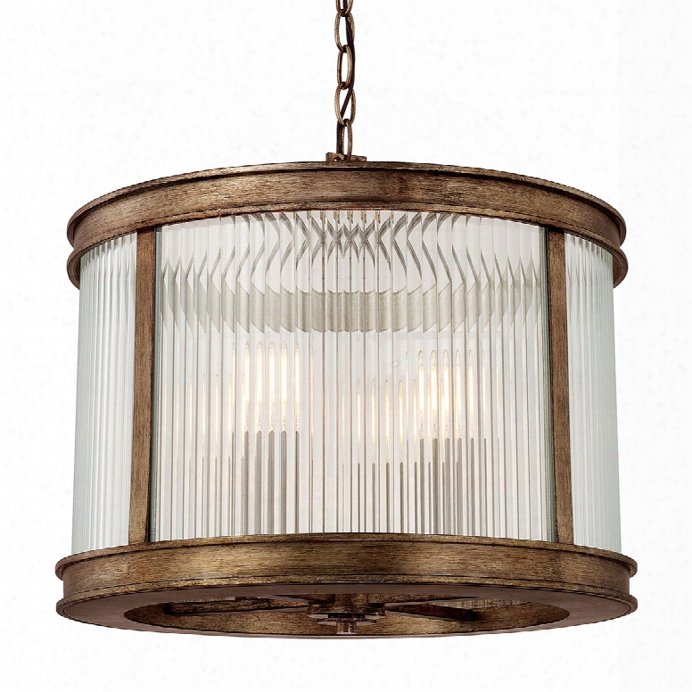 Capital Lighting Reid 4-light Pendant In Rustic