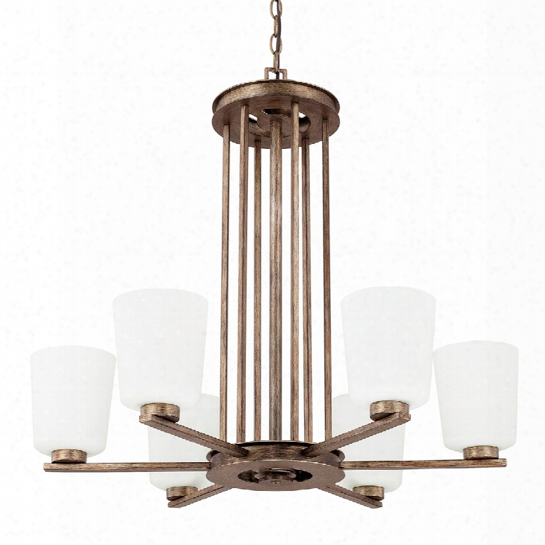 Capital Lighting Reid 6-light Chandelier In Rustic