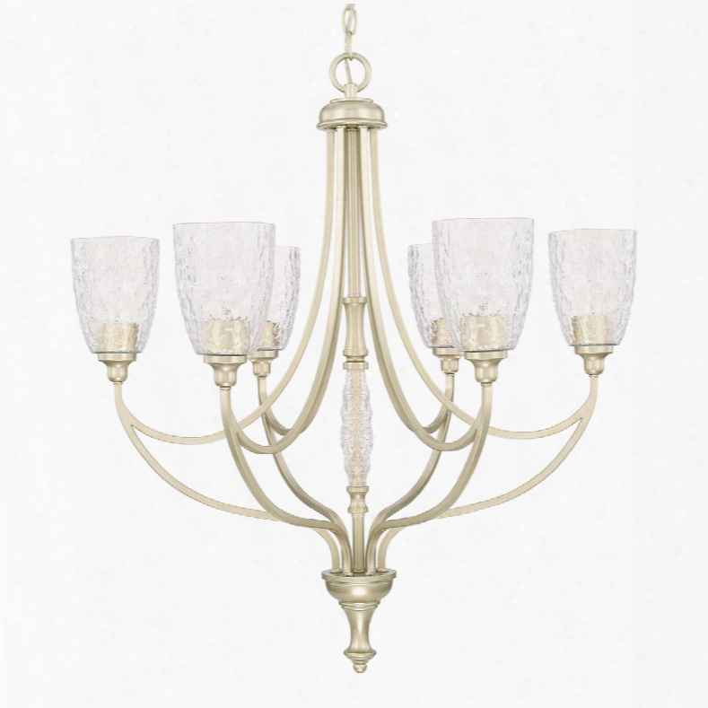 Capital Lighting Seaton 6-light Chandelier In Soft Gold