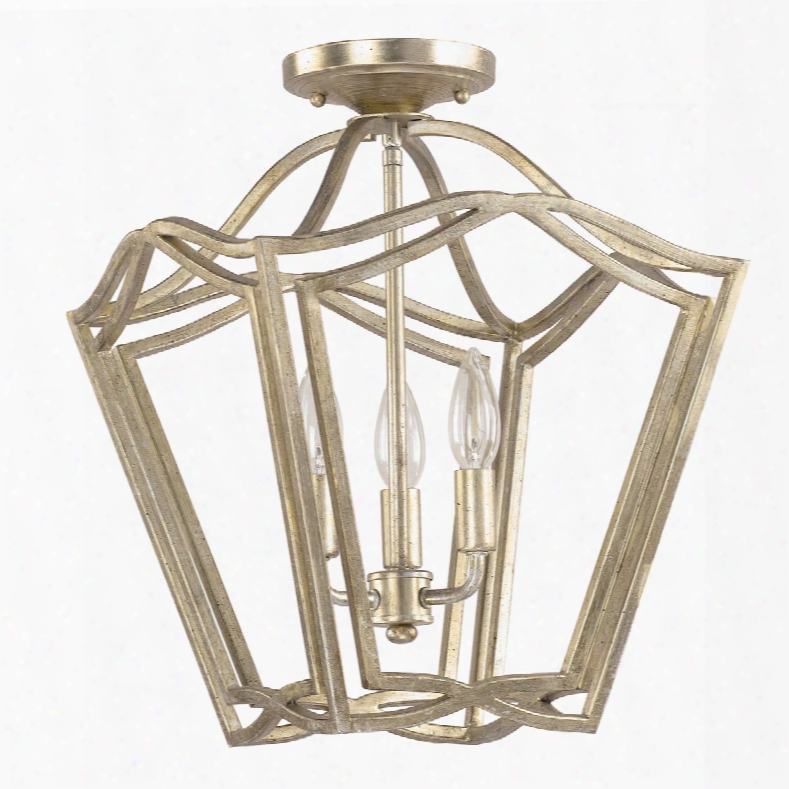 Capital Lighting Signature 3-light Foyer In Winter Gold