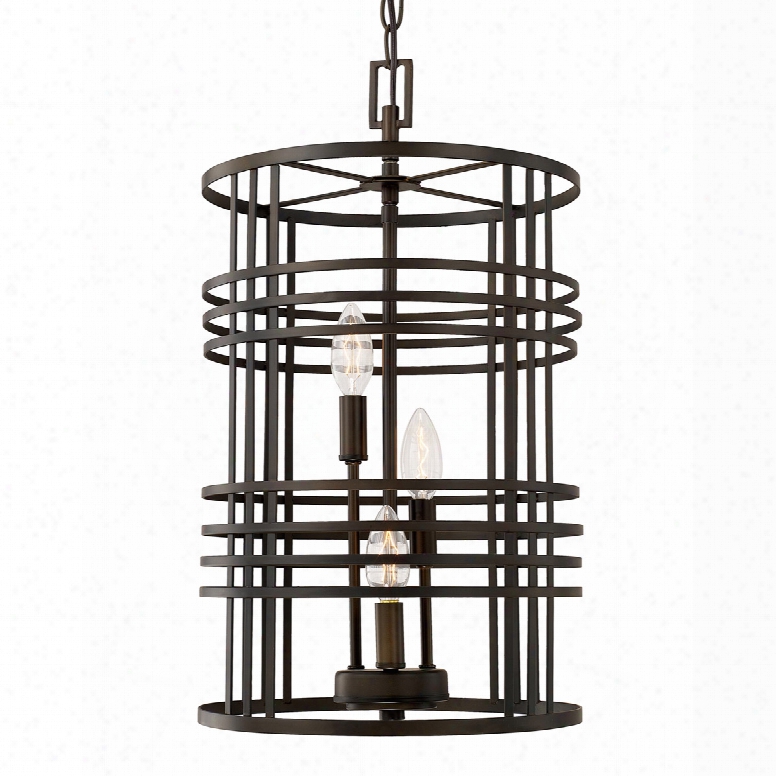 Capital Lighting Signature 3-light Foyer Pendant In Old Bronze