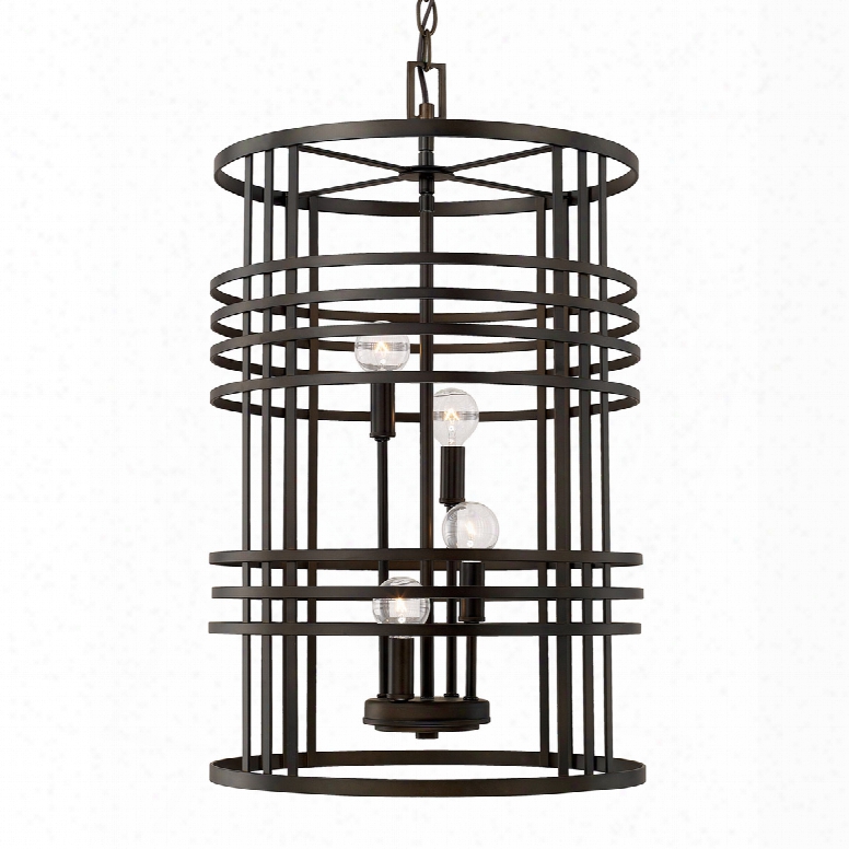 Capital Lighting Signature 4-light Foyer Pendant In Old Bronze