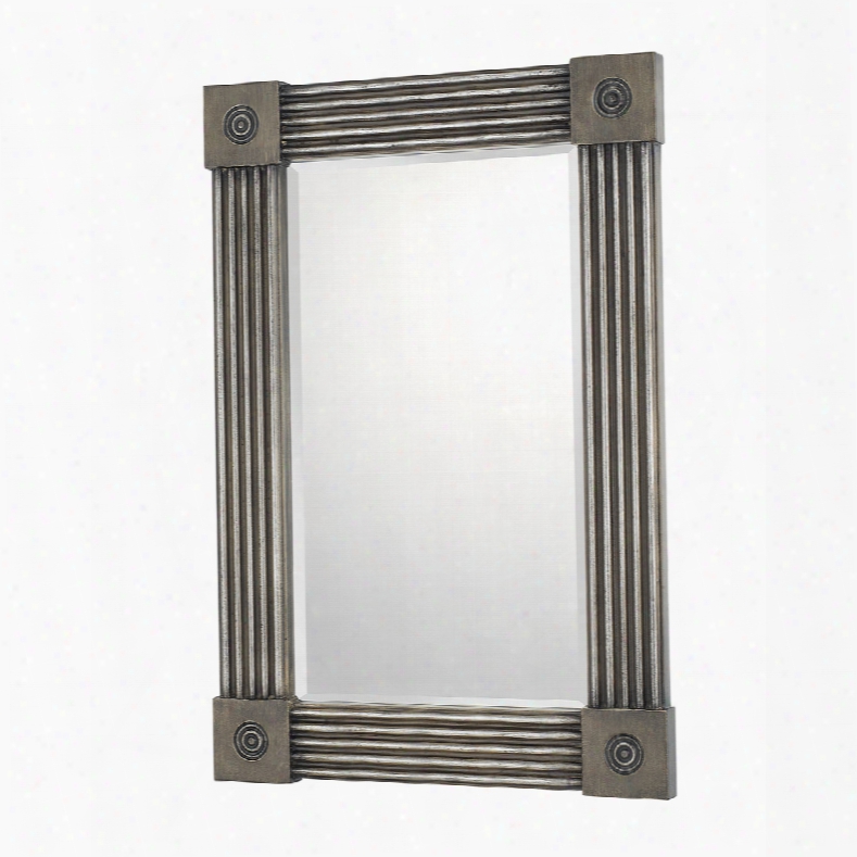 Capital Lighting Signature Decorative Mirror In Distressed Silver