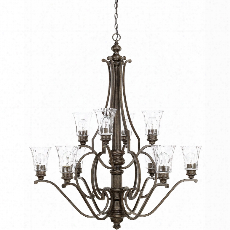 Capital Lighting Sinclaire 10-light Chandelier In Renaissance Brown