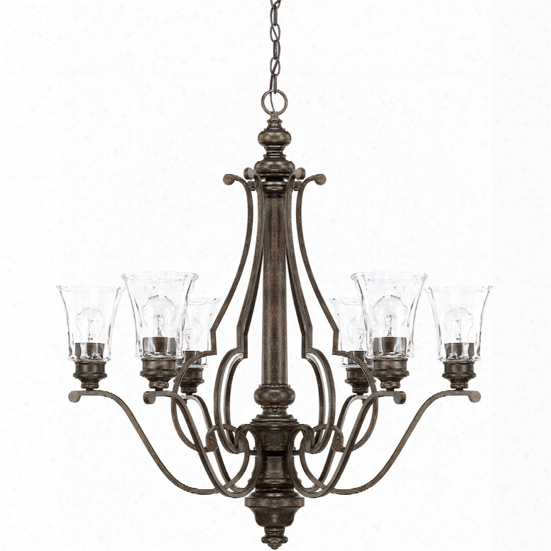 Capital Lighting Sinclaire 6-light Chandelier In Renaissance Brown