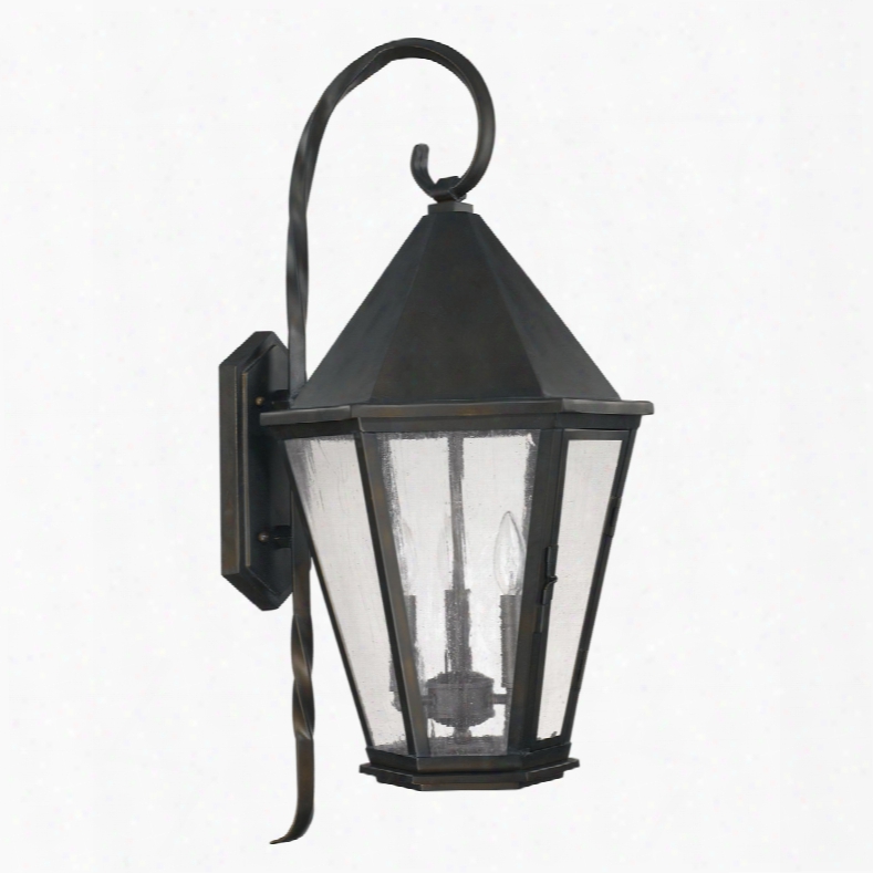 Capital Lighting Spencer 3-light Outdoor Wall Lantern In Old Bronze