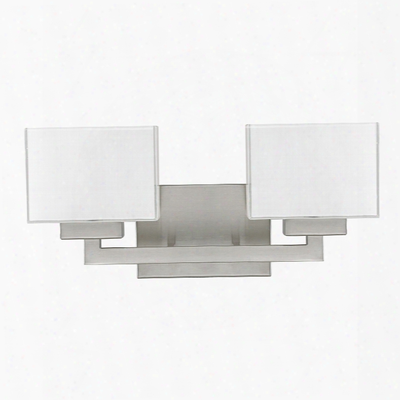 Capital Lighting Tahoe 2-light Vanity In Brushed Nickel