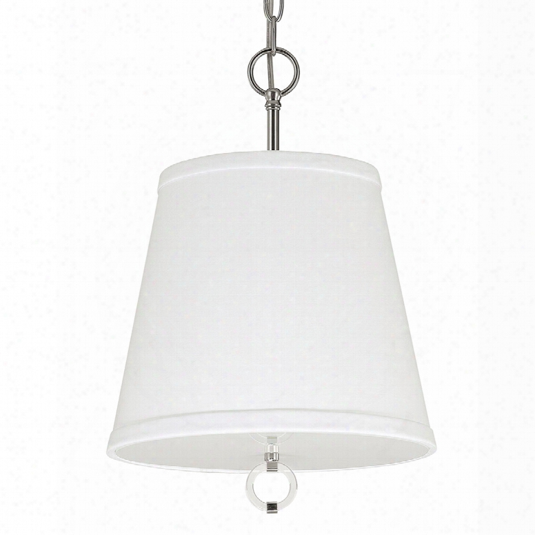 Capital Lighting Taylor 3-light Pendant In Polished Nickel