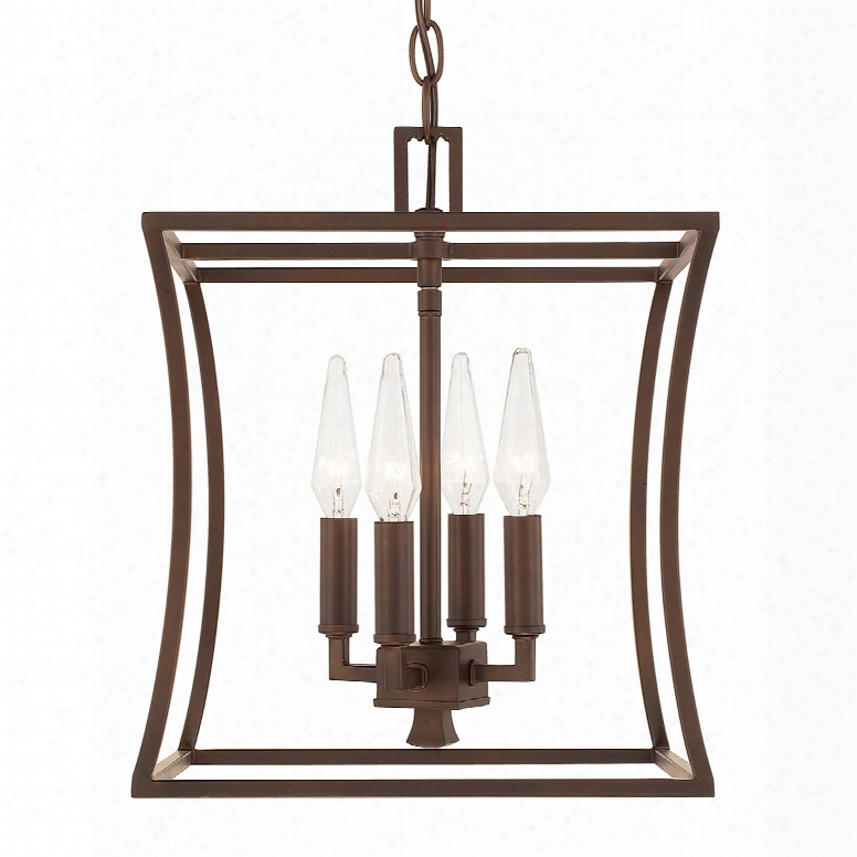 Capital Lighting Westbrook 4-light Foyer Pendant In Burnished Bronzee