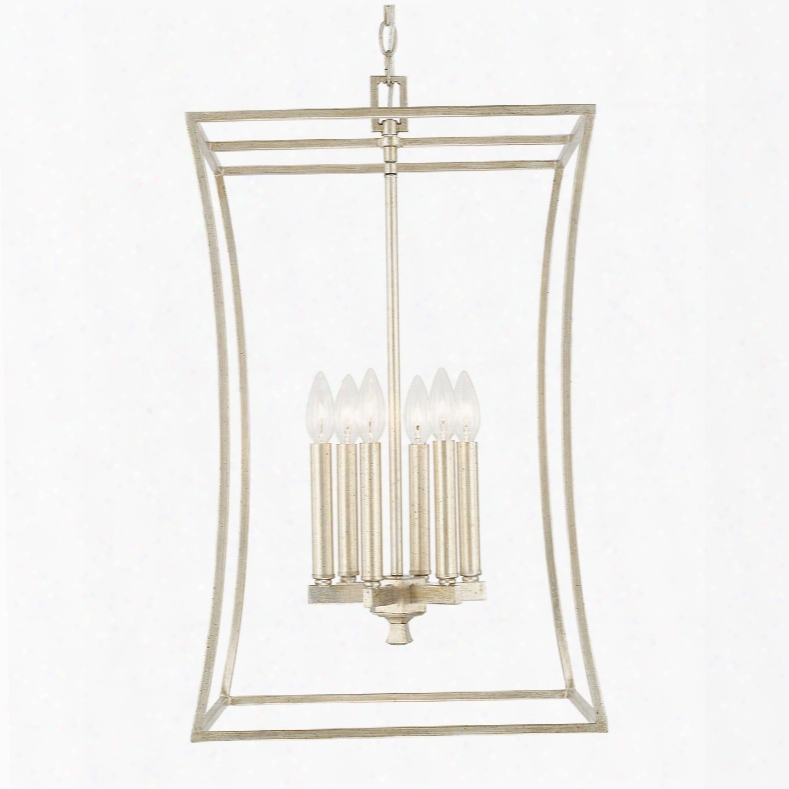 Capital Lighting Westbrook 6-light Foyer Pendant In Winter Gold