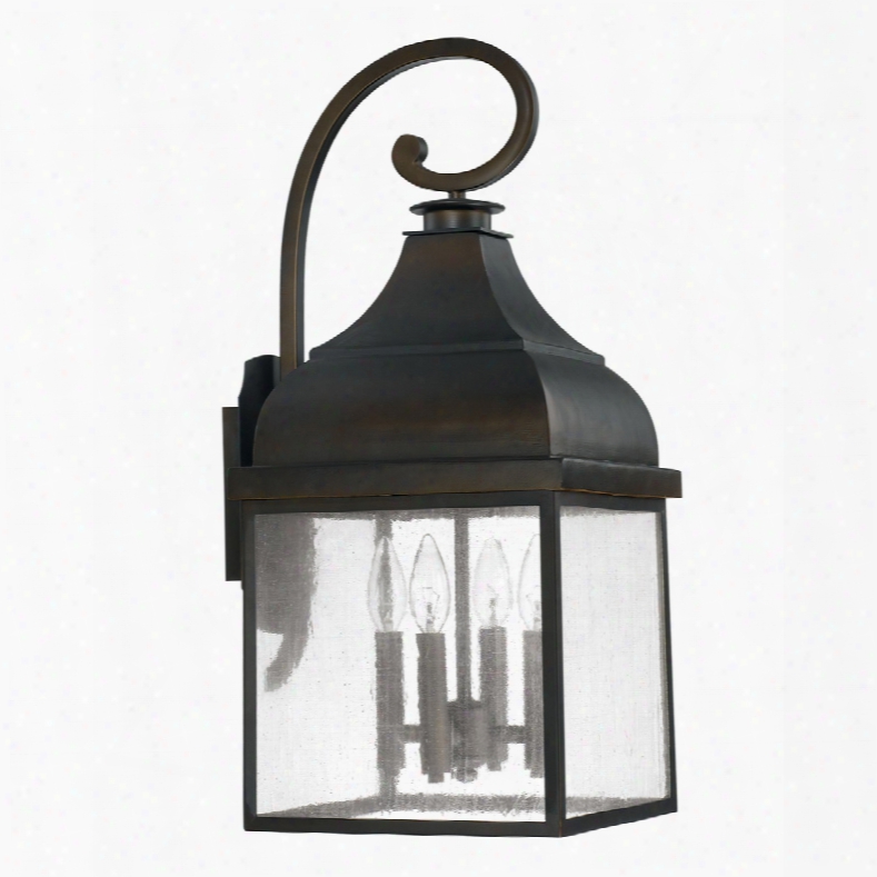 Capital Lighting Westridge 4-light Outdoor Wall Lantern In Old Bronze