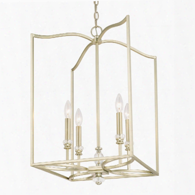 Capital Lighting Windsor 4-light Foyer Pendant In Soft Gold