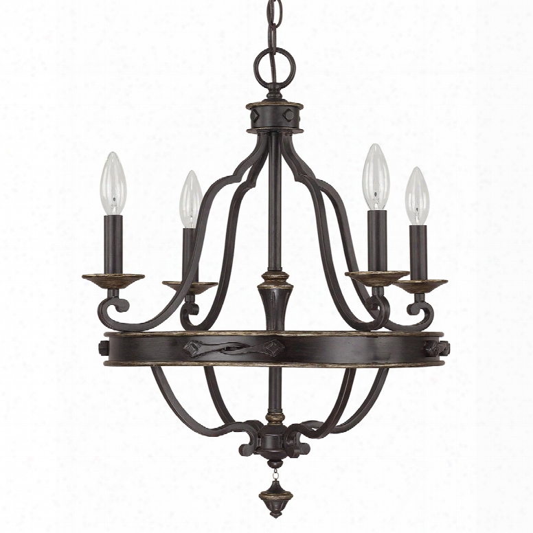 Capital Lighting Wyatt 4-light Chandelier In Surrey