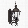 Capital Lighting Carriage House 2-Light Outdoor Wall Sconce in Old Bronze