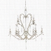 Capital Lighting Celine 10-Light Chandelier in Antique Silver