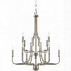 Capital Lighting Dawson 10-Light Chandelier in Aged Brass