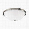 Capital Lighting Signature 3-Light Flush Mount in Antique Nickel