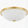 Capital Lighting Signature 3-Light Flush Mount in Capital Gold