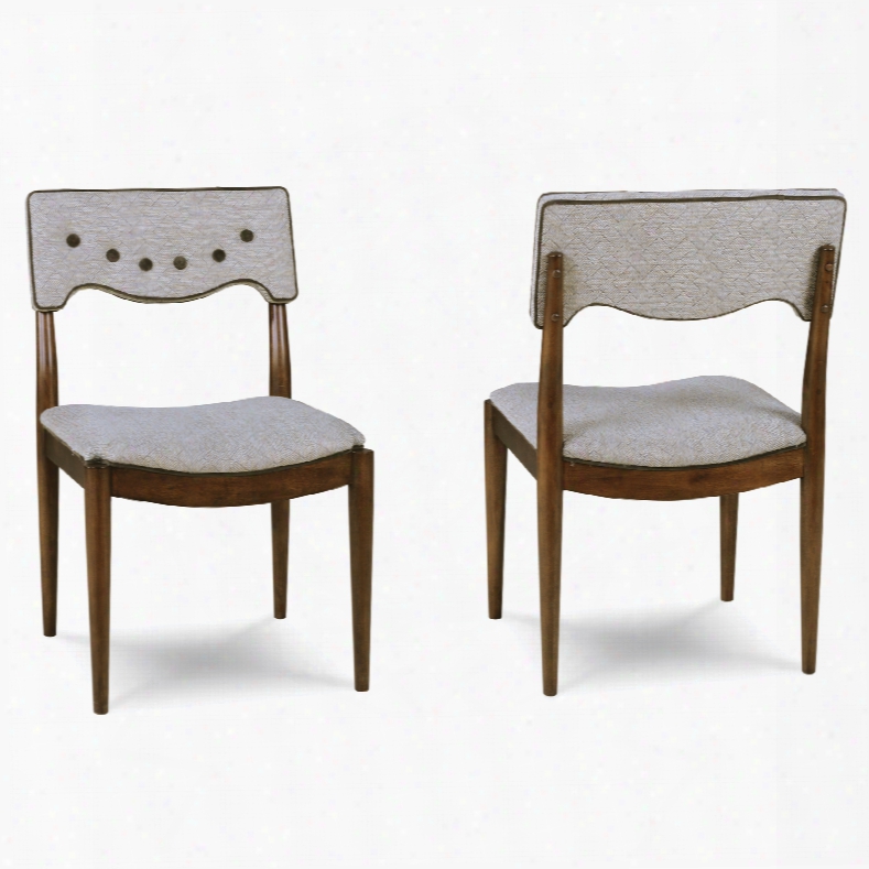 Art Furniture Epicenters Silver Lake Upholstered Back Side Chairman Set Of 2