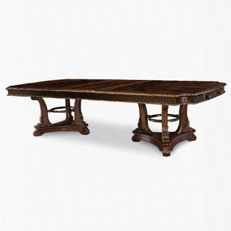 Art Furniture Gables Double Pedestal Dining Table