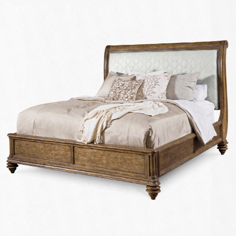 Art Furniture Pavilion Queen Upholstered Sleigh Bed