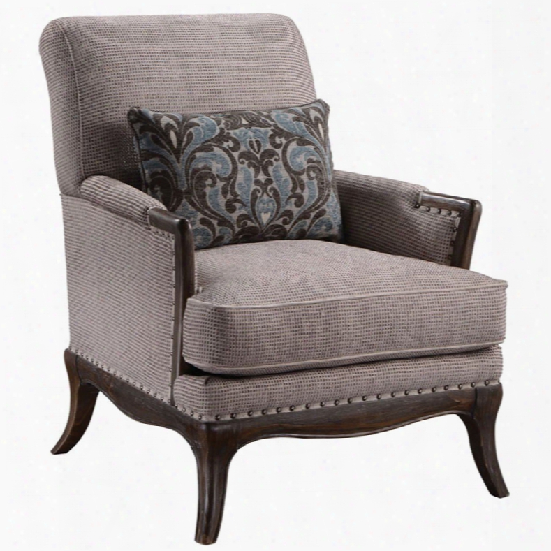 Art Furniture St Germain Upholstered Chair Siene Pewter