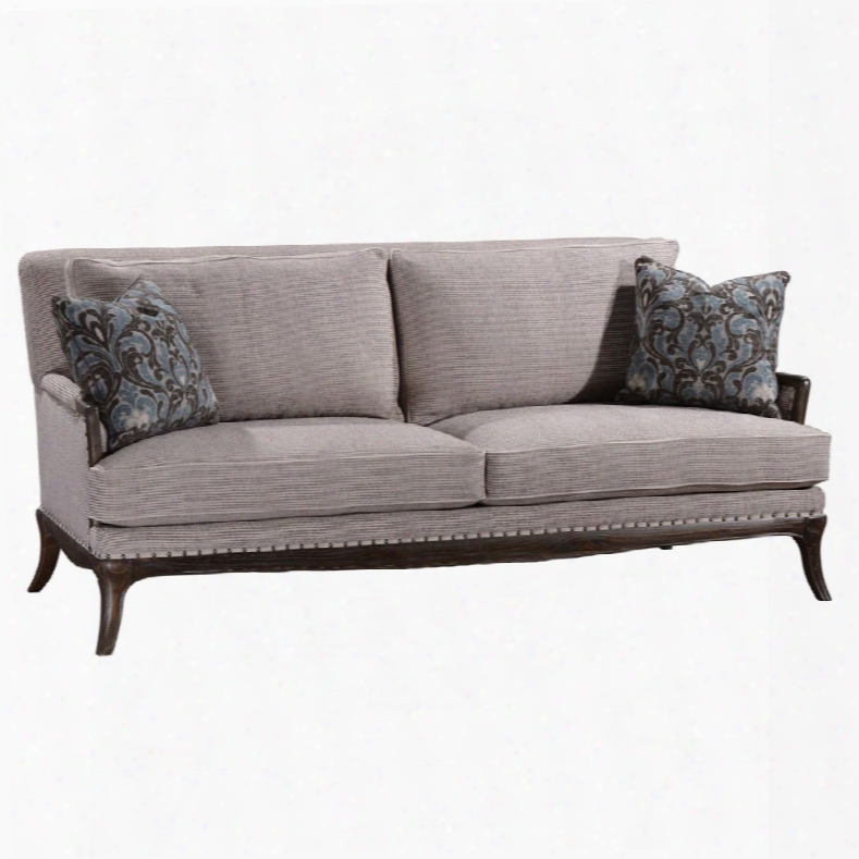 Art Furniture St Germain Upholstered Sofa Siene Pewter