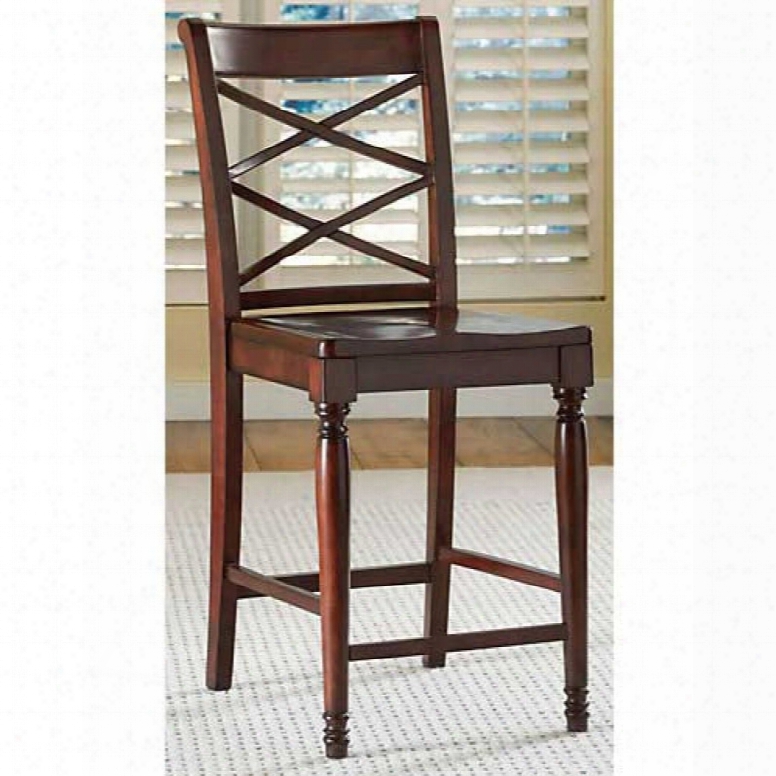 Aspenhome Cambridge Counter Height Double X Chair Set Of 2
