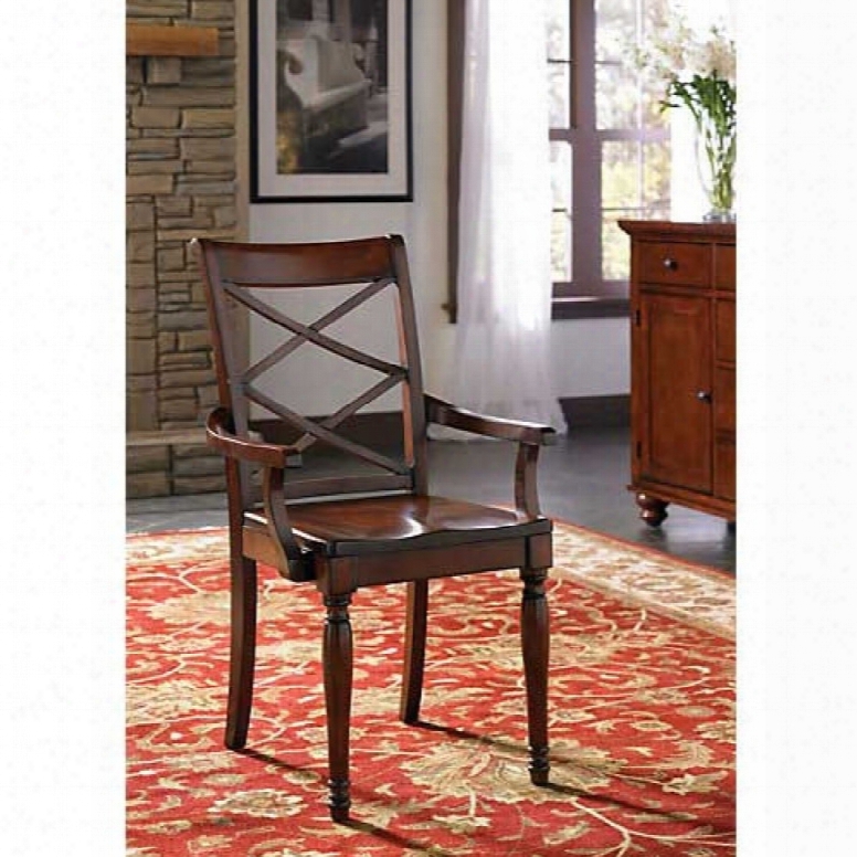 Aspenhome Cambridge Double X Arm Chair Set Of 2 - Set Of 2