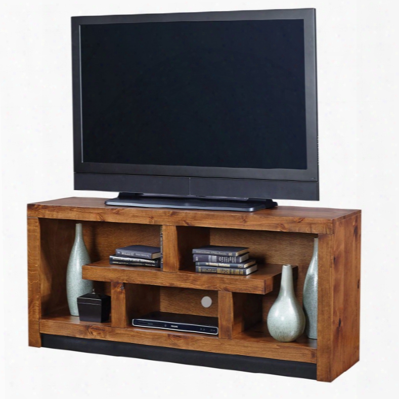 Aspenhome Contemporary Alder 60 Inch Console In Fruitwood