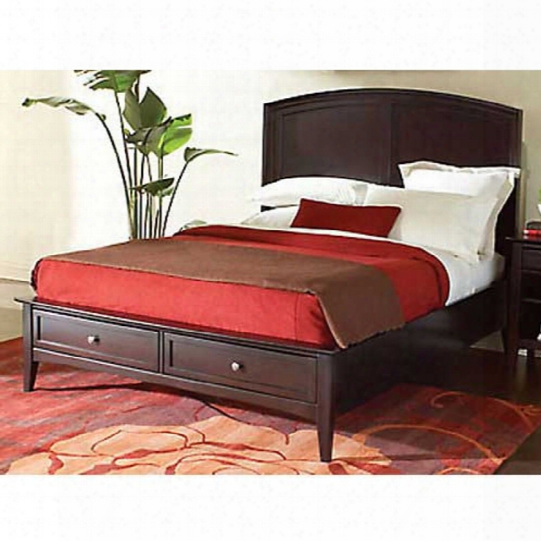 Aspenhome Kensington Queen Panel Storage Bed