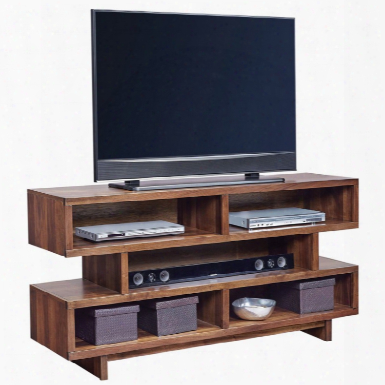 Aspenhome Walnut Heights 60 Inch Open Console In Stout