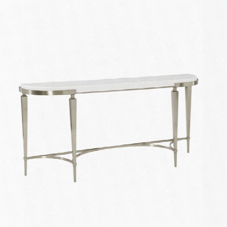 Bernhardt Domaine Blanc Demilune Console Table