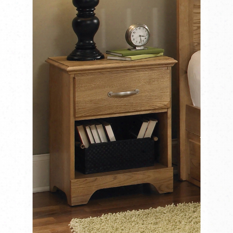 Carolina Furniture Works Sterling Collection 1 Drawer Nightstand