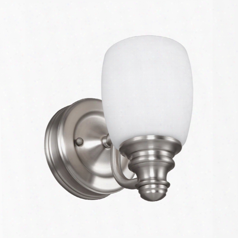 Murray Feiss Bentley 1-light Wall Sconce In Satin Nickel