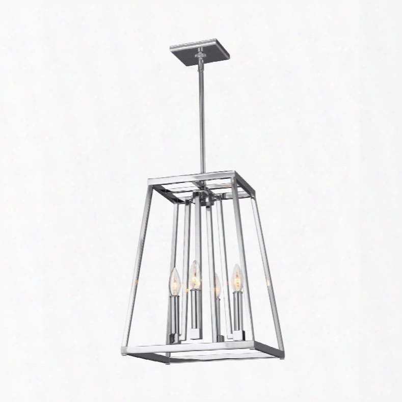 Murray Feiss Conant 4-light Pendant In Chrome