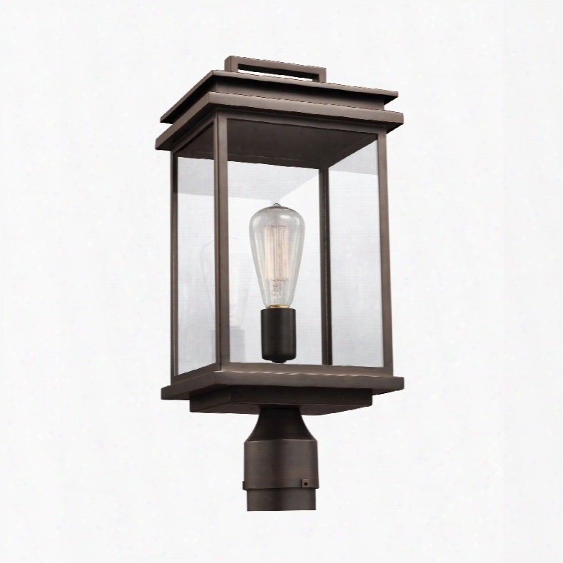 Murray Feiss Glenview 1-light Outdoor Post Lantern In Antique Bronze