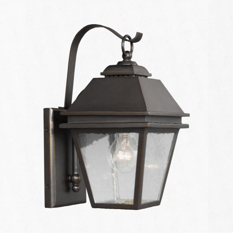 Murray Feiss Herald 1-light Outdoor Wall Lantern In Antique Bronze